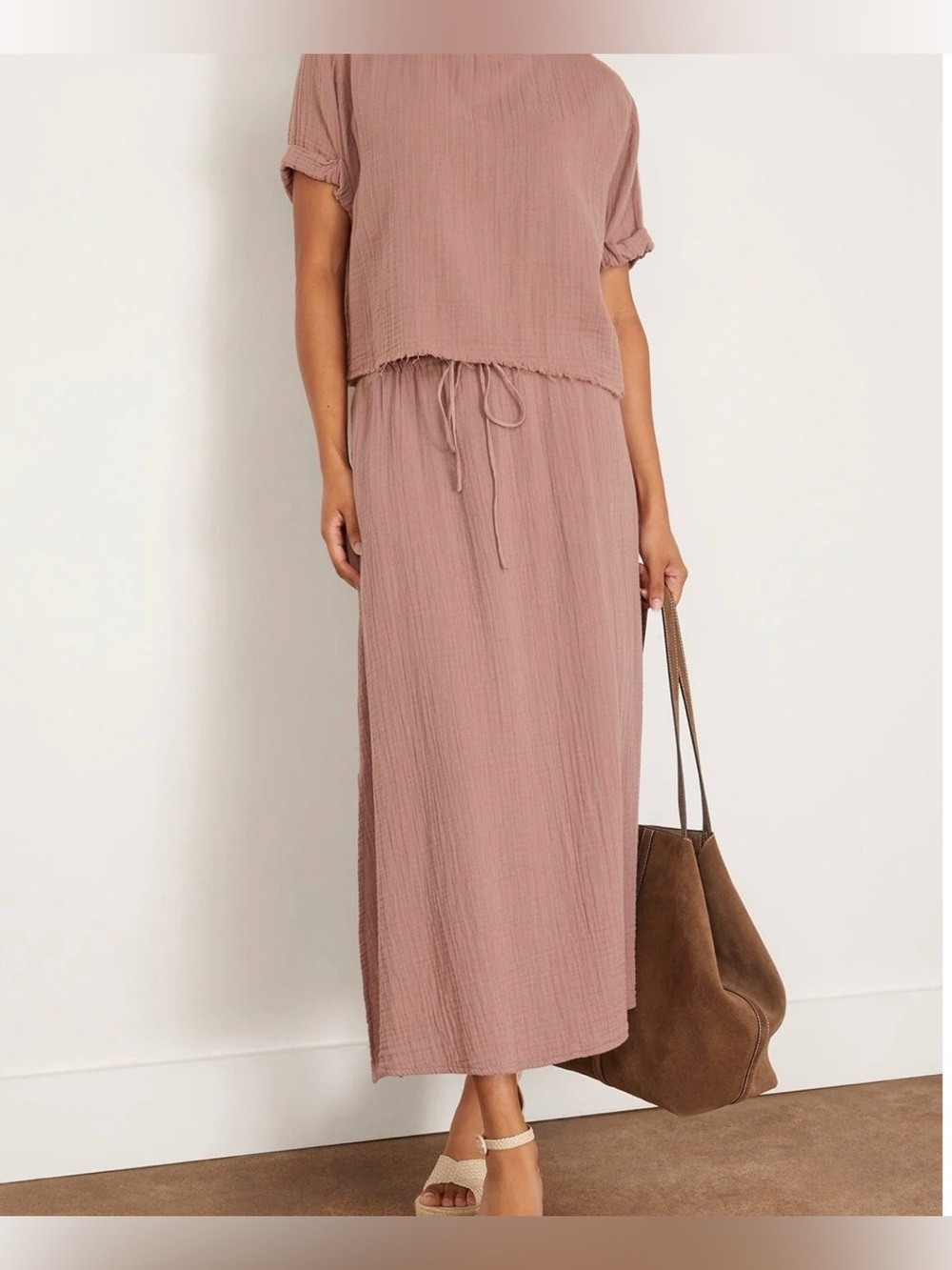 XIRENA Avryll Skirt in Dusty Rose